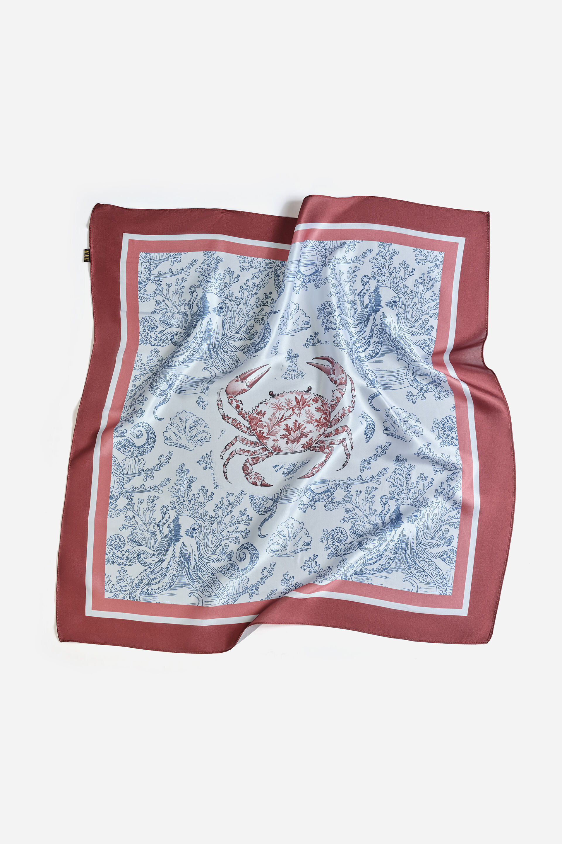 Ivory Coastal Motif Stole, , image 2